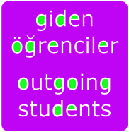 giden öğrenciler / outgoing students