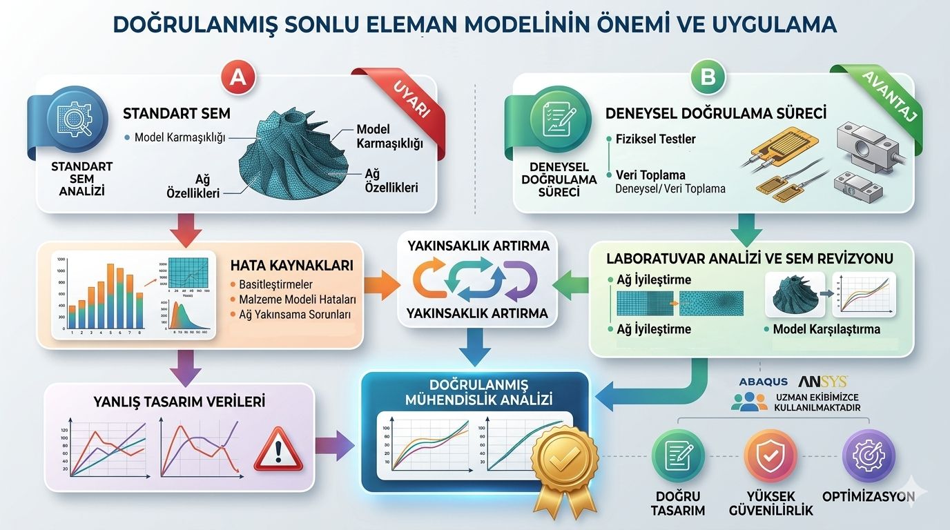 Doğrulanmış Sonlu Eleman Modeli Akış Şeması