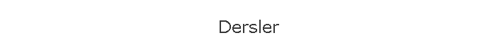 Dersler