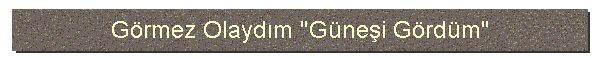 Grmez Olaydm "Gnei Grdm"